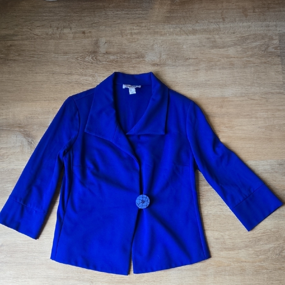 Joseph Ribkoff Single Button 3/4 Sleeve Jacket Sz